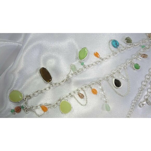 Lia Sophia Jewelry Mesa Necklace in Silver RV$138. Condition is "New with tags". - Picture 1 of 4